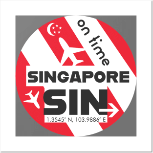 Singapore Soaring: Embracing the Spirit of SIN Airport Posters and Art